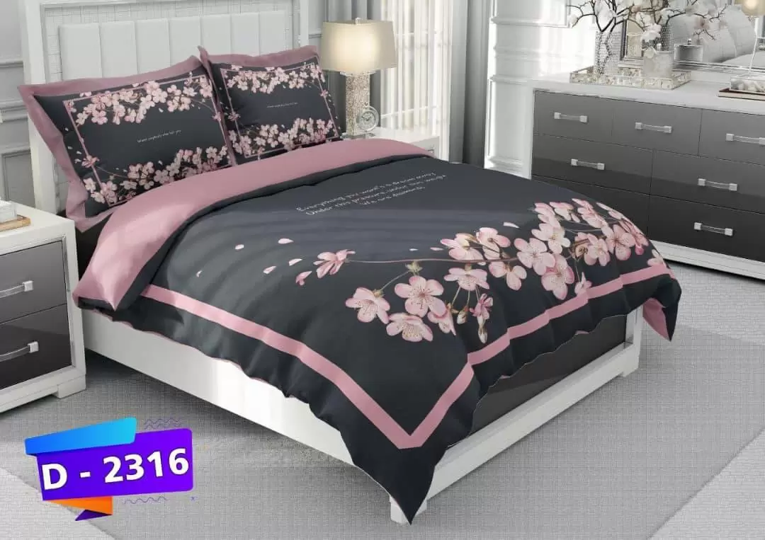 لحاف تنسل دو نفره 160 کد D-2316 ورونیکا